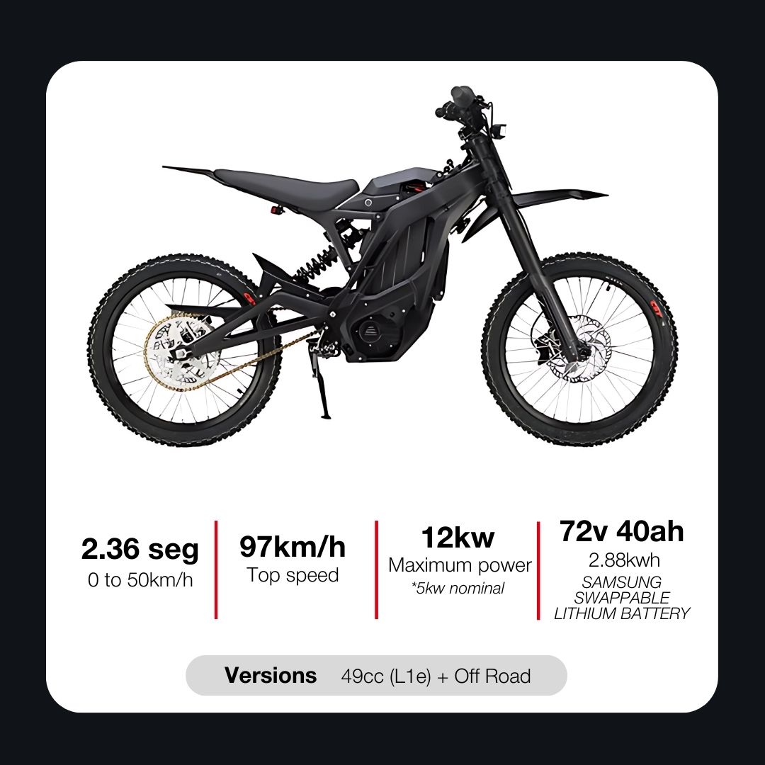 Eride Pro SS 2.00 Moto Electrica